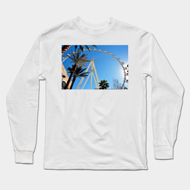 High Roller Las Vegas United States of America Long Sleeve T-Shirt by AndyEvansPhotos